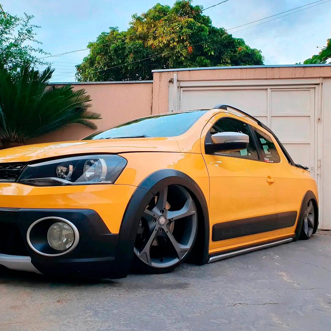 Roda ADVANCE Aro 18" tala 6"  Grafite Fosco