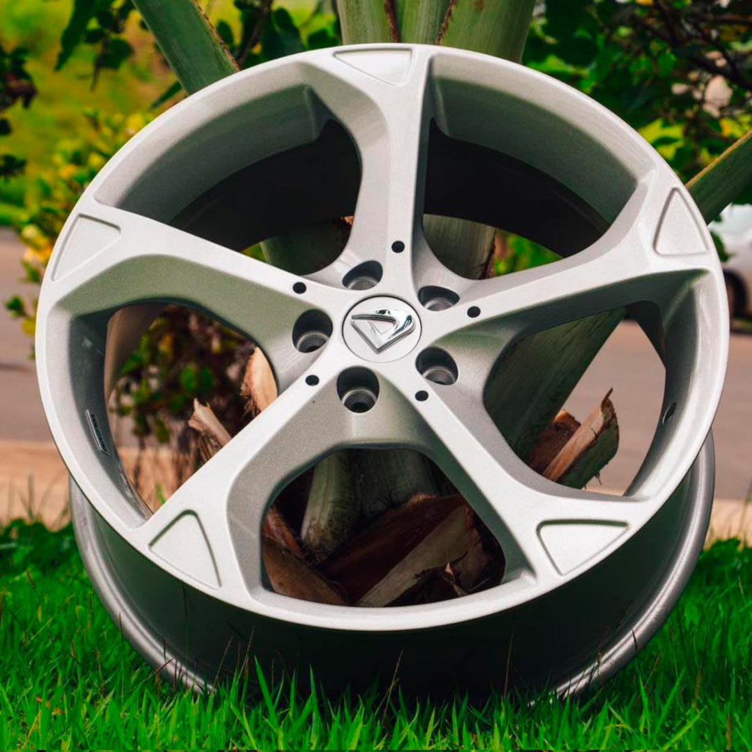 Roda ADVANCE Aro 18" tala 6"  Grafite Fosco