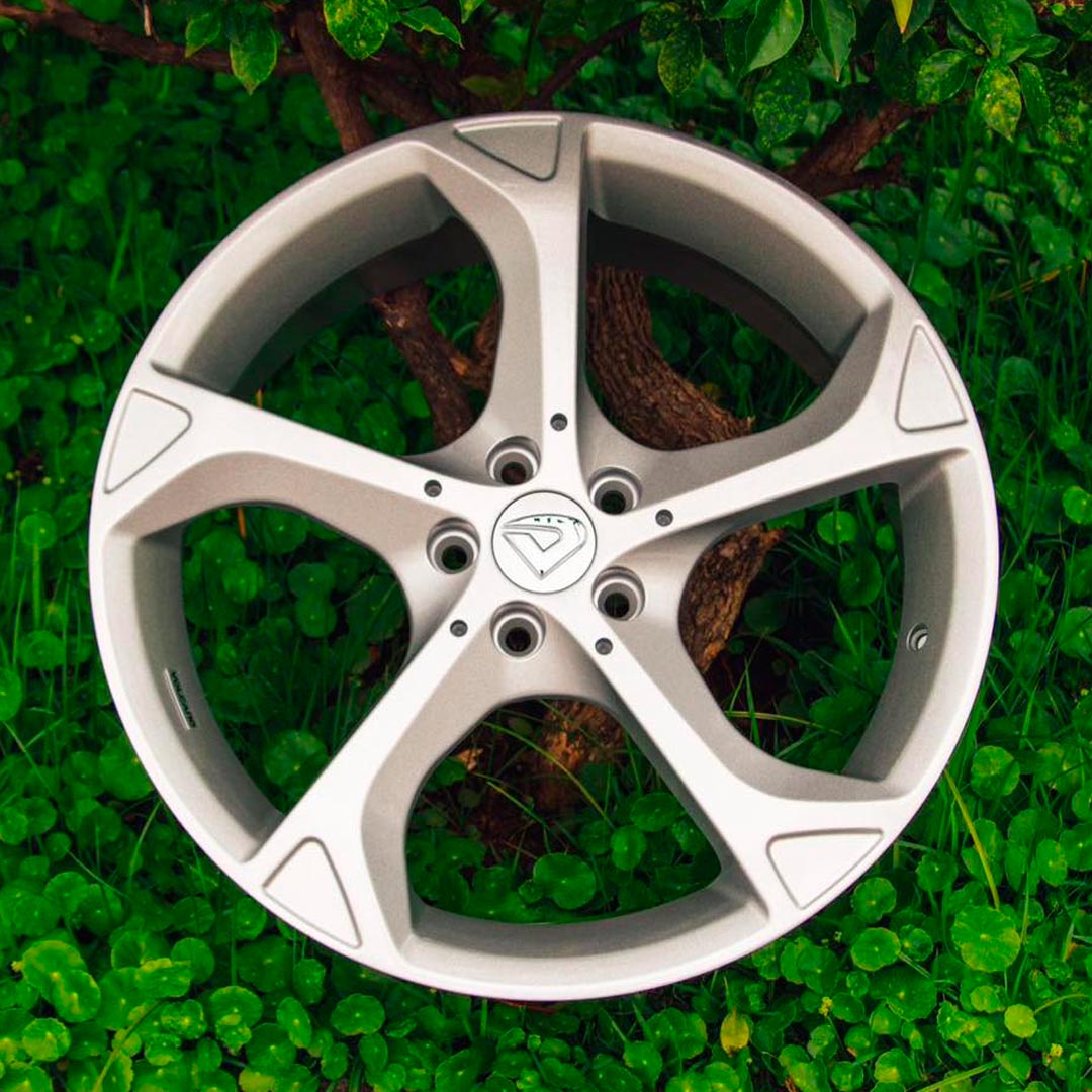 Roda ADVANCE Aro 18" tala 6"  Grafite Fosco