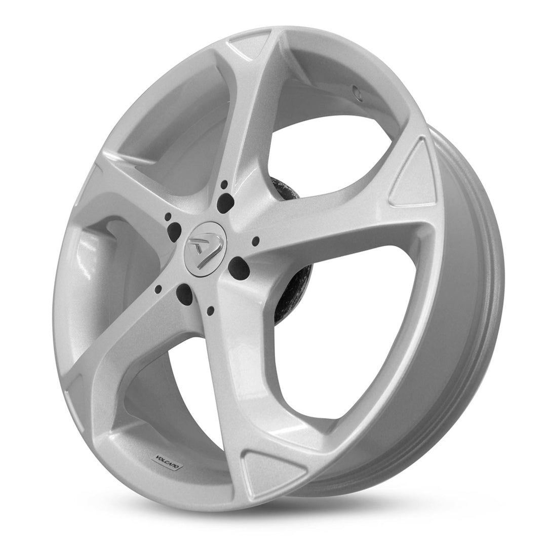 Roda ADVANCE Aro 18" tala 6"  Prata Brilhante