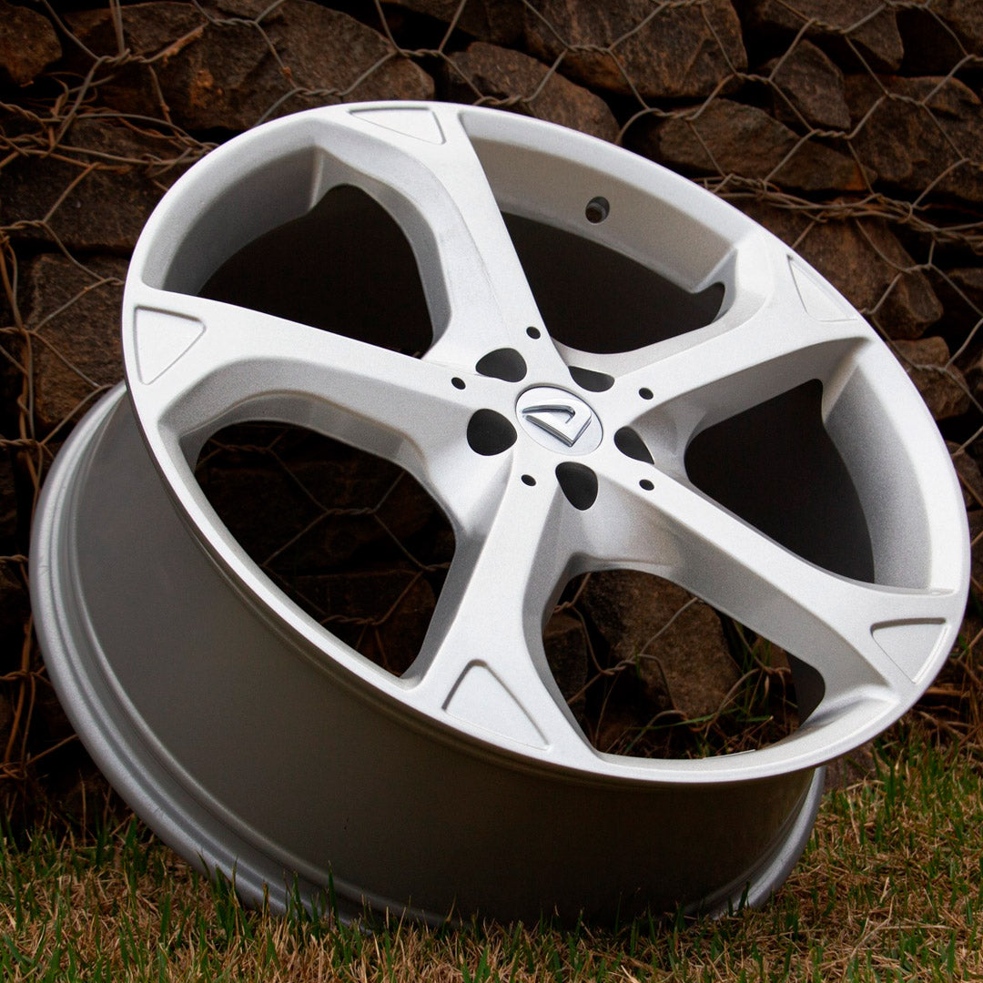 Roda ADVANCE Aro 20" tala 7,5"  Prata Brilhante