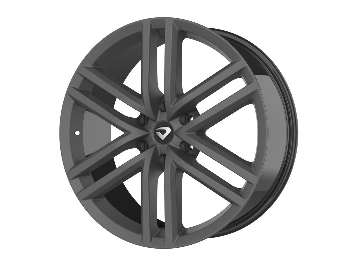 Roda Aro 22" Tala 8,75 New Strong Six Hilux Grafite Fosco furação 6x139,7mm Et35
