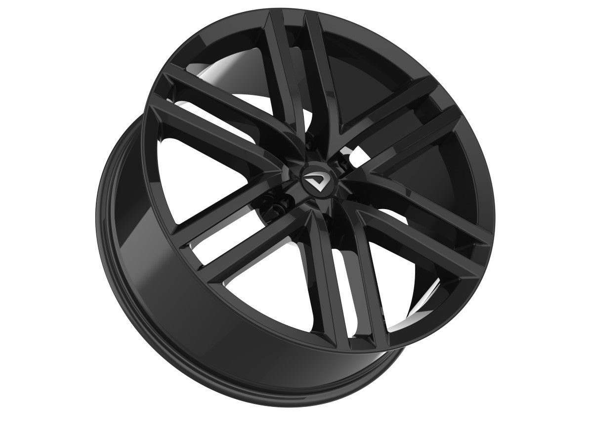 Roda Aro 22" Tala 8,75 New Strong Six Hilux Preto Fosco furação 6x139,7mm Et35