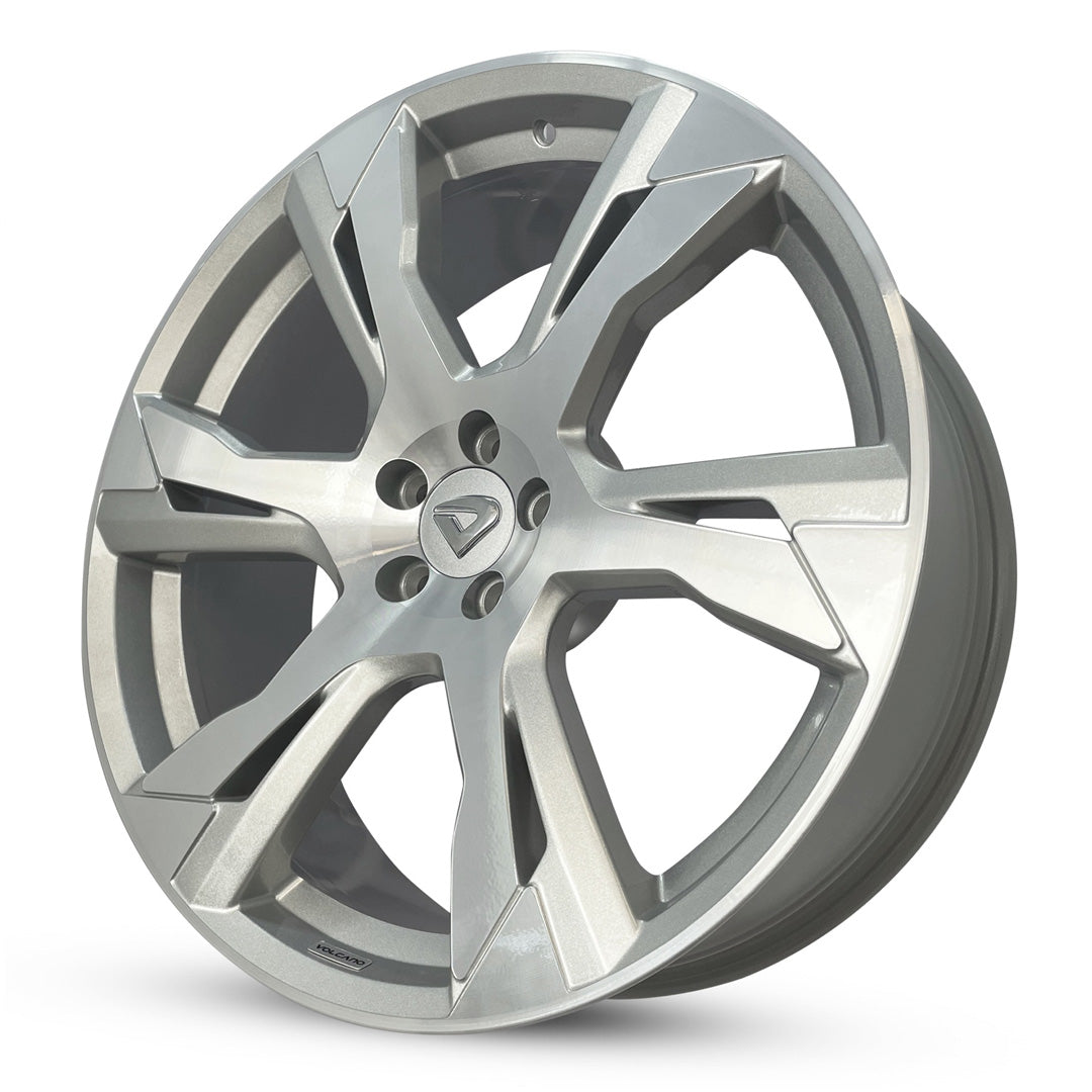 Roda R-DESIGN Aro 20" tala 7,5" Diamantado Prata Brilhante