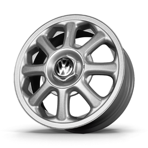 Roda Summer Aro 15" Tala 6" - Prata Brilhante