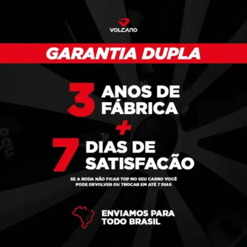 Roda Tennessee Aro 18" Tala 7" - Diamantado Total Grafite Brilhante