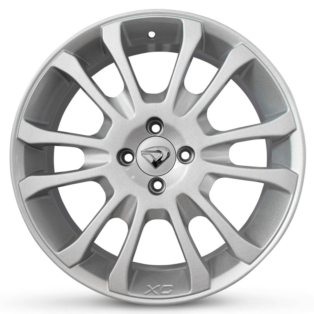 Roda THOR Aro 18" tala 6"  Prata Brilhante