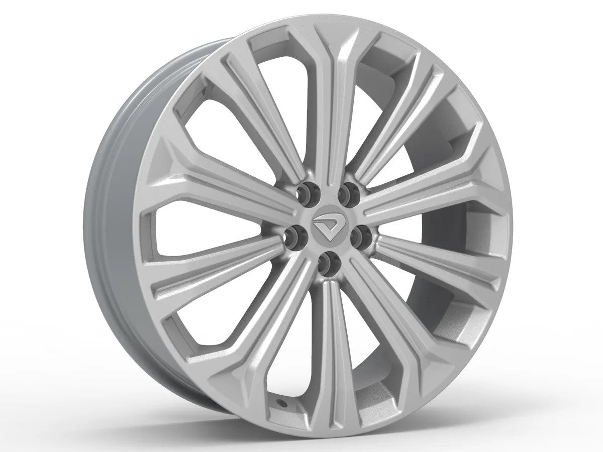 Roda Volcano ATLANTA Aro 18" tala 6" Prata Brilhante