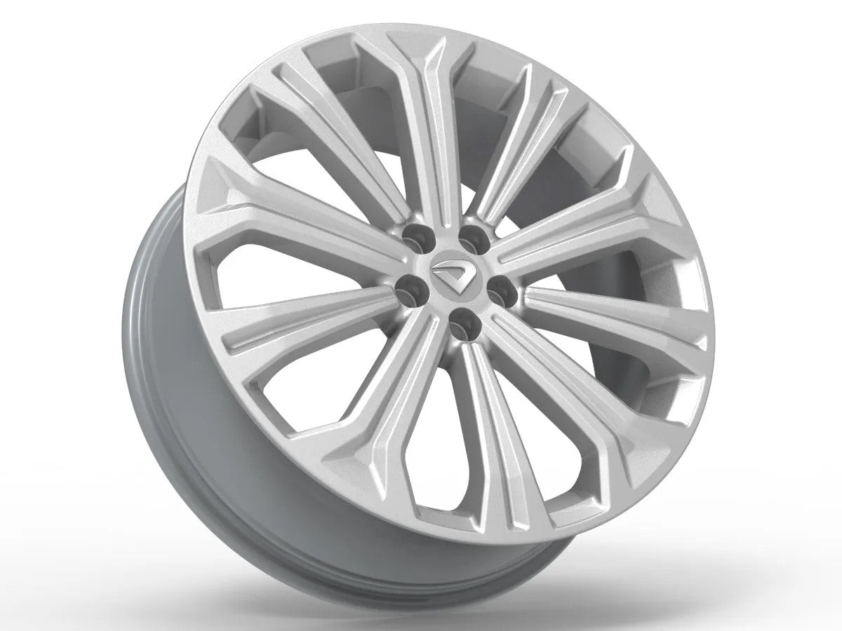 Roda Volcano ATLANTA Aro 18" tala 6" Prata Brilhante