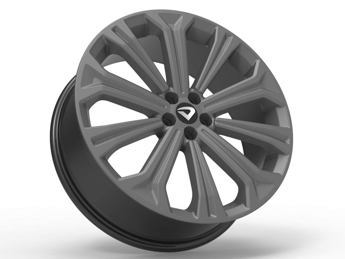 Roda Volcano ATLANTA Aro 20" tala 7,5" Grafite Fosco