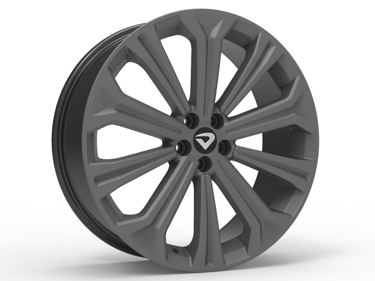 Roda Volcano ATLANTA Aro 20" tala 7,5" Grafite Fosco