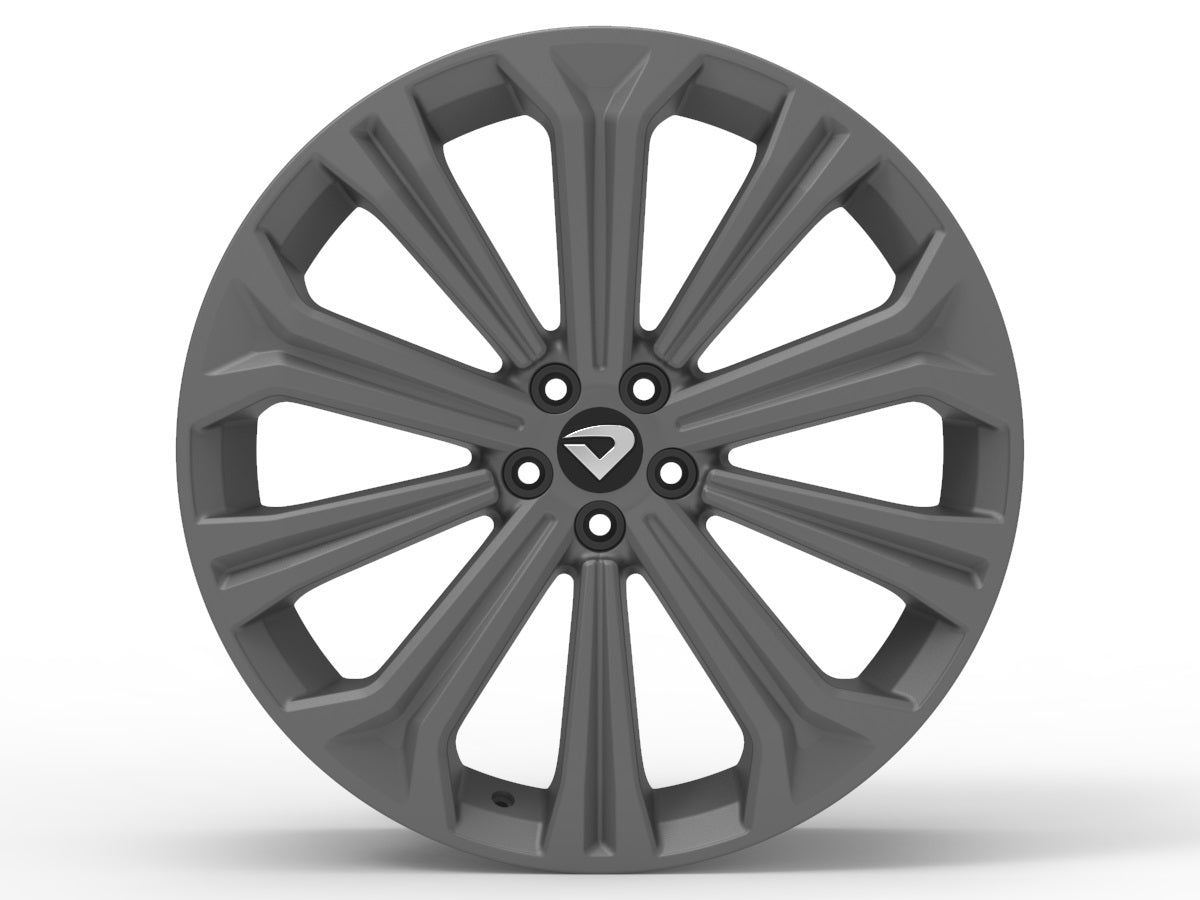 Roda Volcano ATLANTA Aro 20" tala 7,5" Grafite Fosco