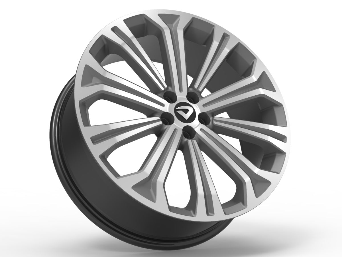 Roda Volcano ATLANTA Aro 20" tala 7,5" Grafite fosco diamantado