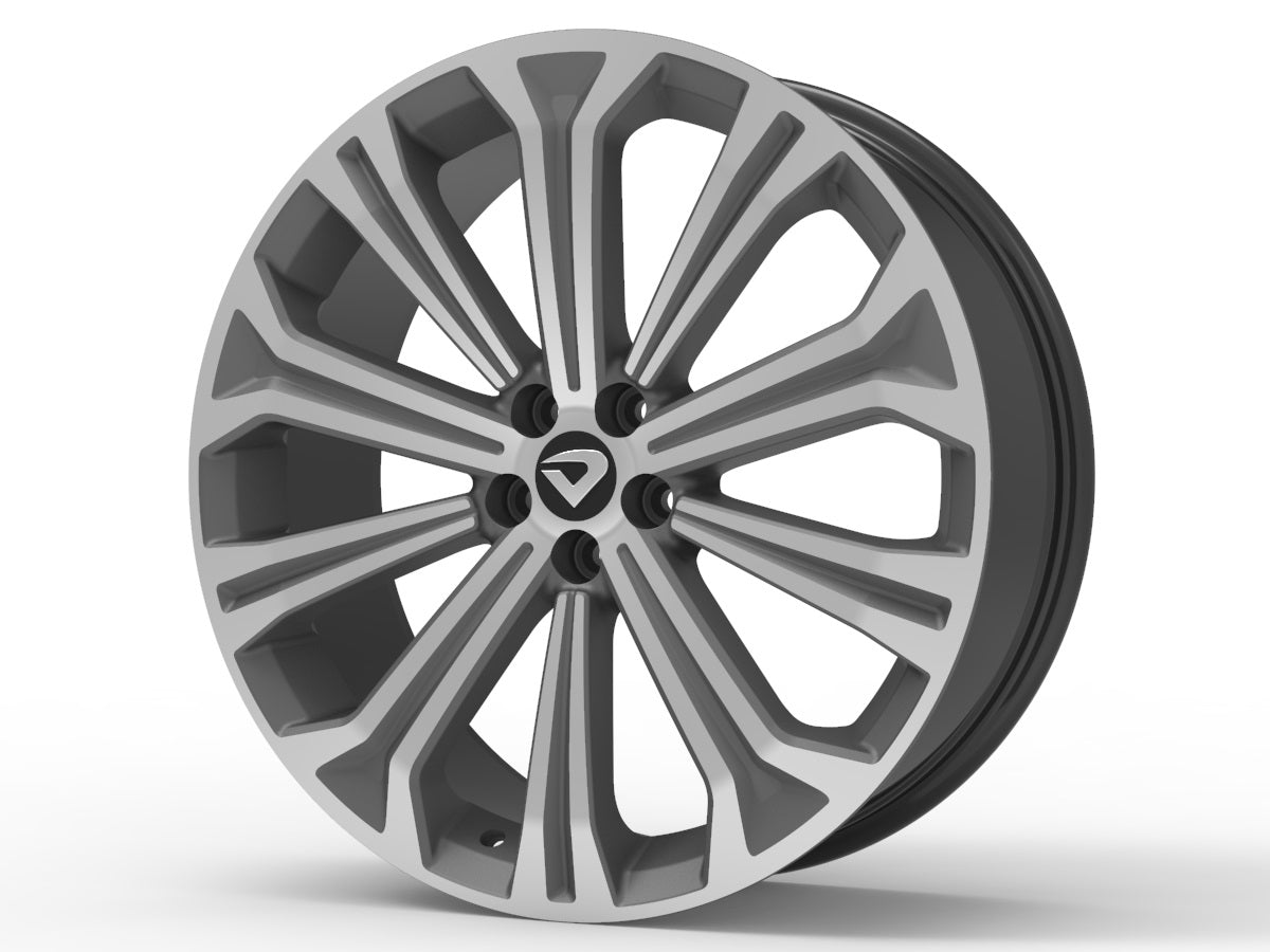 Roda Volcano ATLANTA Aro 20" tala 7,5" Grafite fosco diamantado