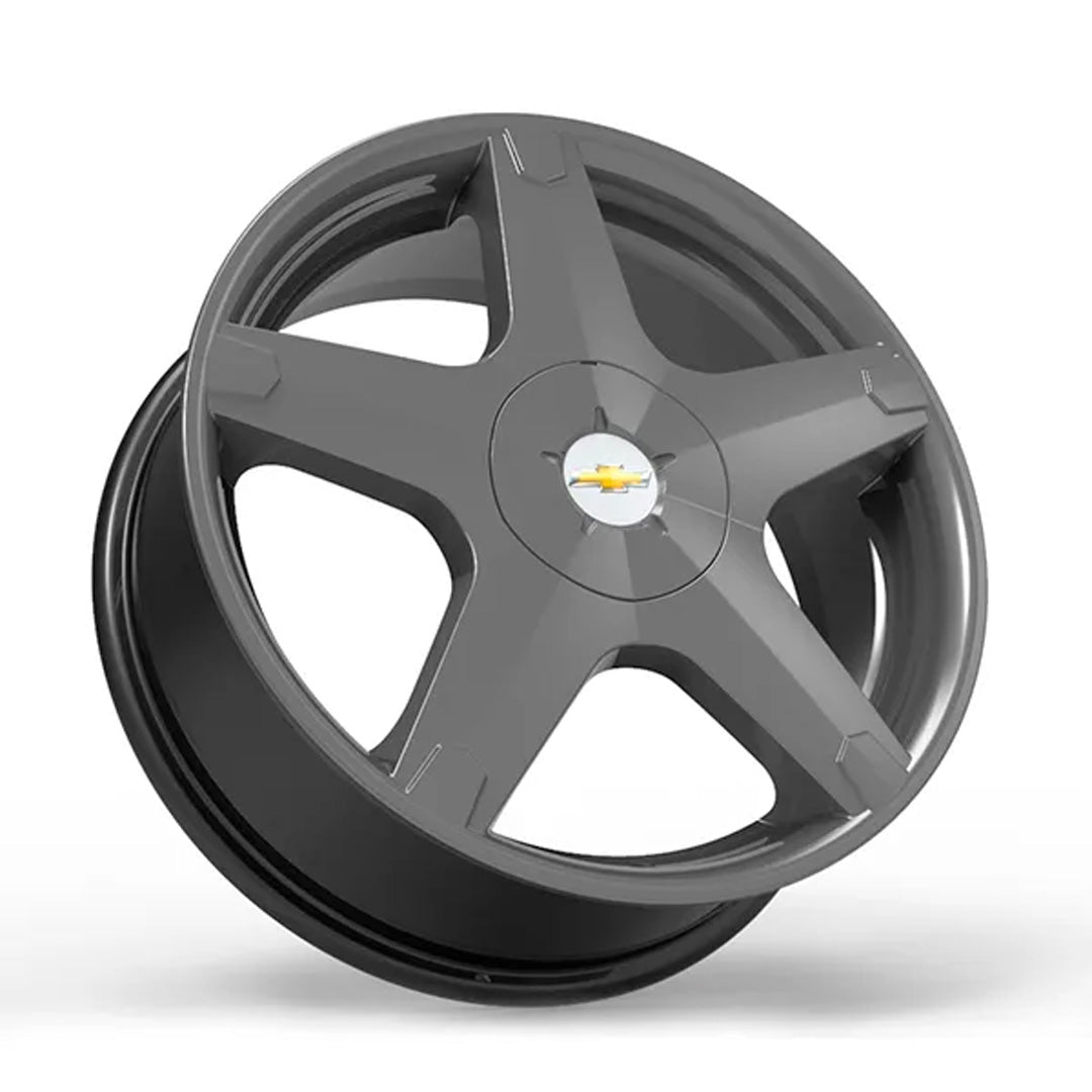 Roda Volcano AXXIS Aro 17" tala 6" Grafite Brilhante