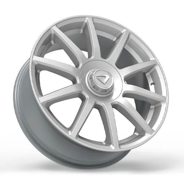 Roda Volcano DAIMLER Aro  17" tala 6" Prata