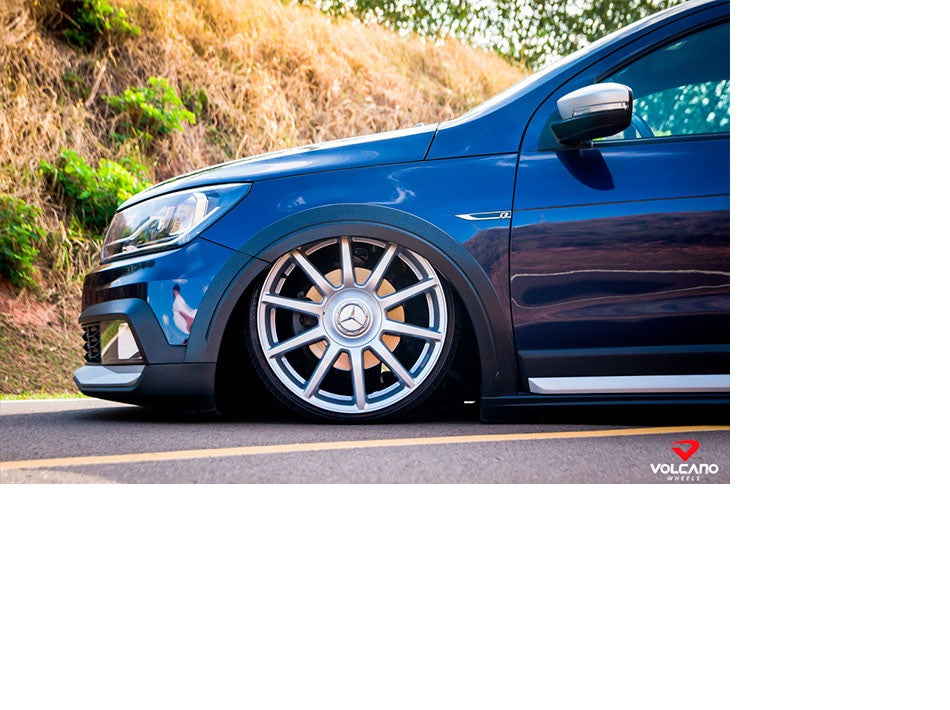 Roda Volcano DAIMLER Aro  17" tala 6" Prata