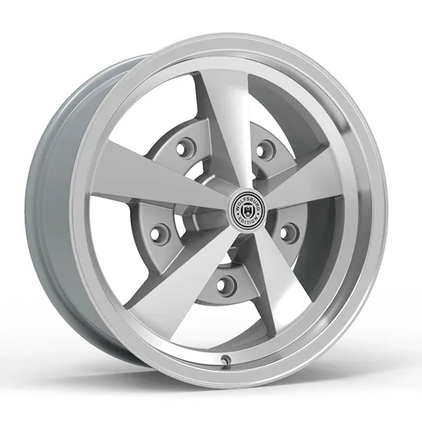 Roda Volcano ESCARABAJO Aro 17" tala 6" Prata diamantado