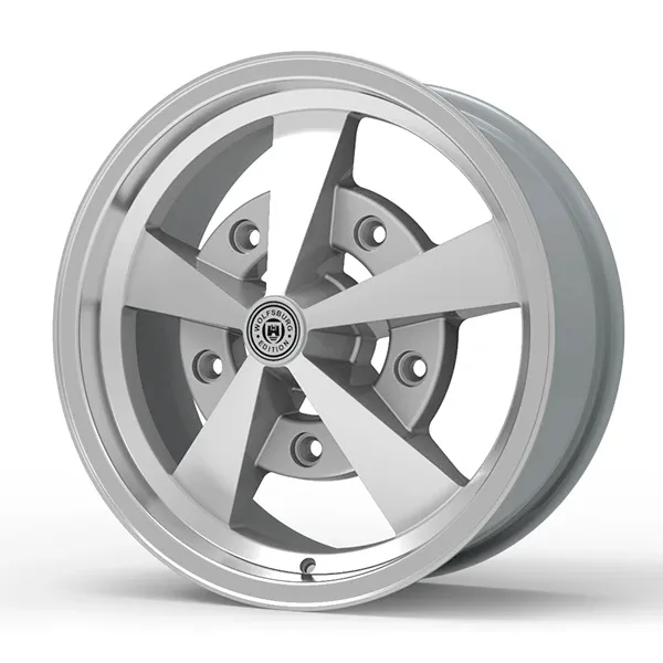 Roda Volcano ESCARABAJO Aro 17" tala 6" Prata diamantado