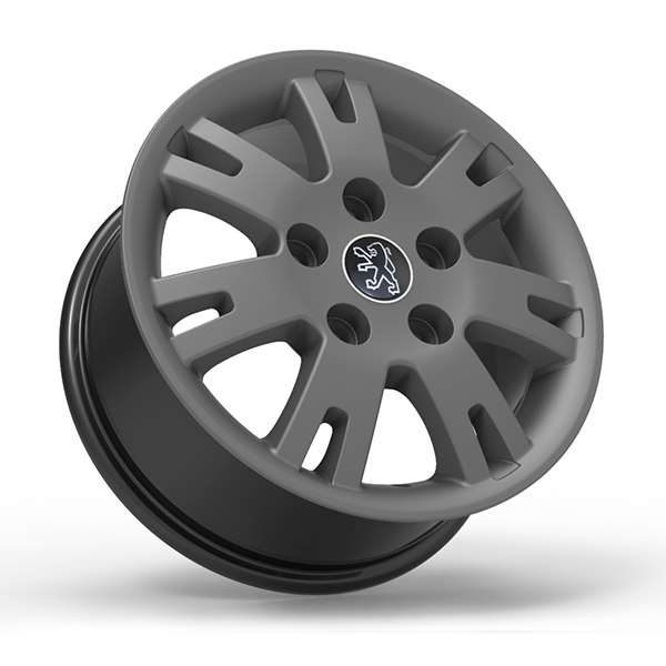 Roda Volcano EUROPA BOXER Aro 16" tala 7" Grafite Fosco