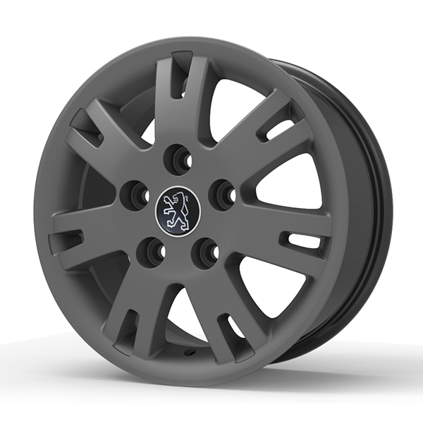 Roda Volcano EUROPA BOXER Aro 16" tala 7" Grafite Fosco