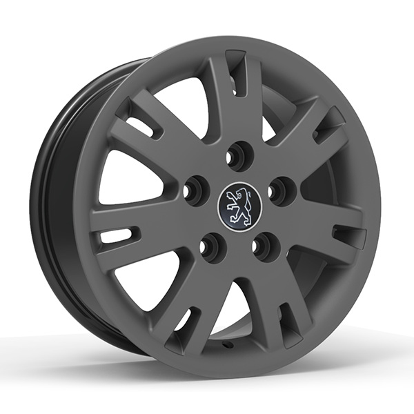 Roda Volcano EUROPA BOXER Aro 16" tala 7" Grafite Fosco