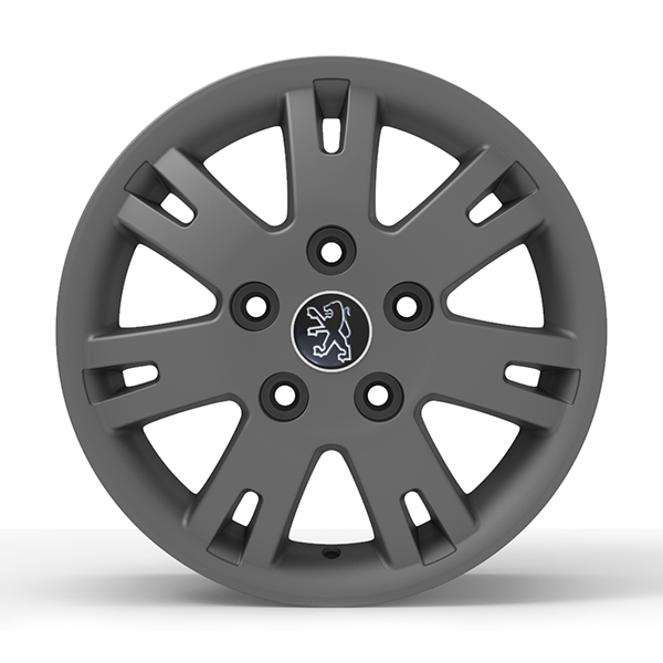 Roda Volcano EUROPA BOXER Aro 16" tala 7" Grafite Fosco