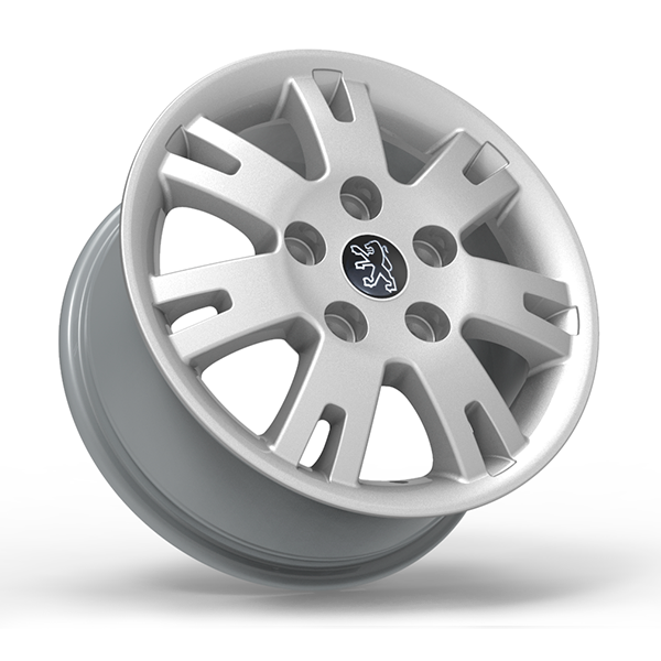 Roda Volcano EUROPA BOXER Aro 16" tala 7" Prata