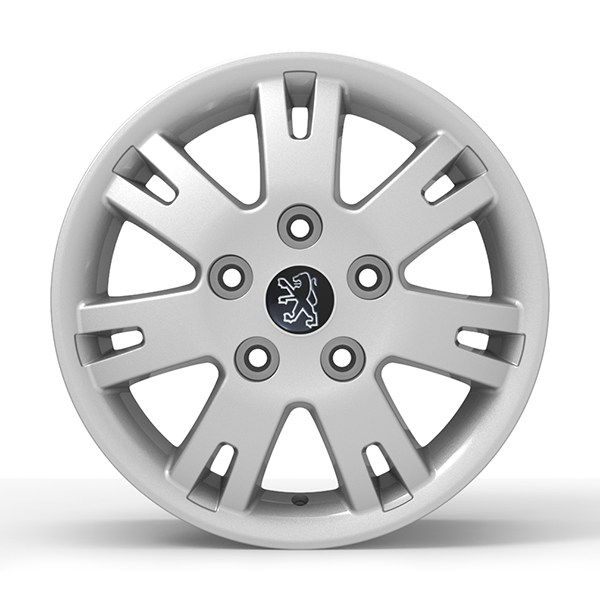 Roda Volcano EUROPA BOXER Aro 16" tala 7" Prata