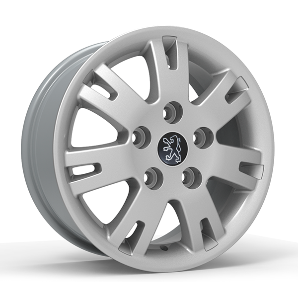 Roda Volcano EUROPA BOXER Aro 16" tala 7" Prata