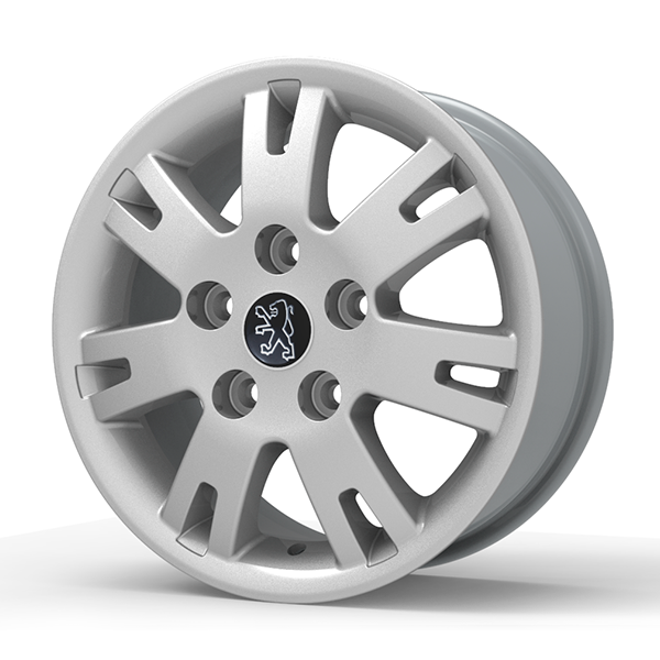 Roda Volcano EUROPA BOXER Aro 16" tala 7" Prata