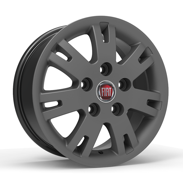 Roda Volcano EUROPA DUCATO Aro 16" tala 7" Grafite Fosco