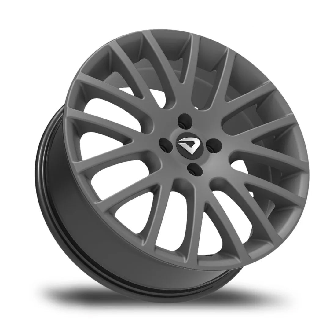 Roda Volcano Limited 18" tala 6" Grafite Fosco