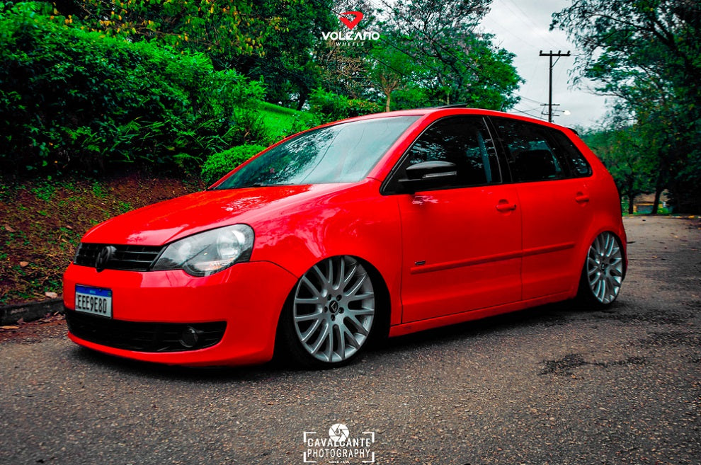 Roda Volcano Limited 18" tala 6" Grafite Fosco