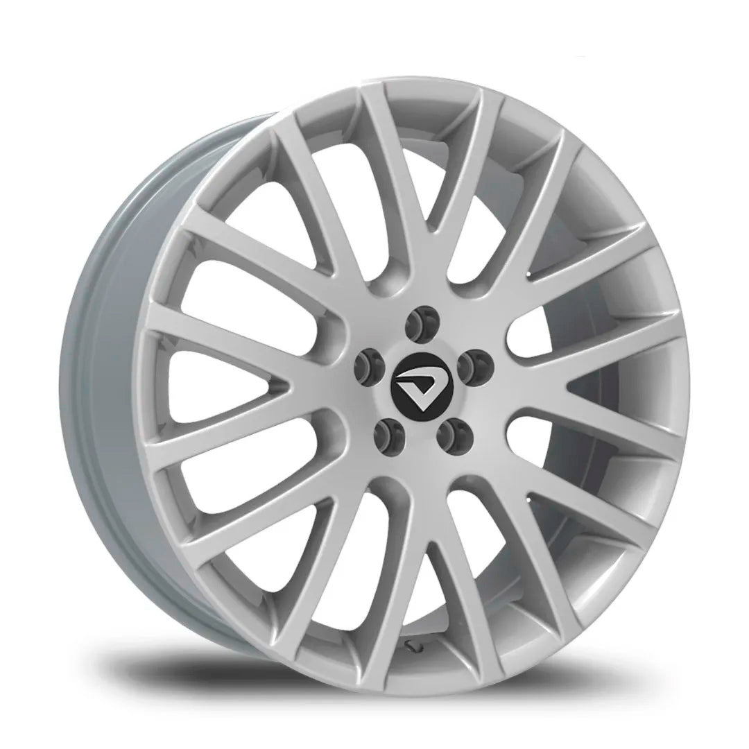 Roda Volcano Limited 20" tala 7,5" Prata Brilhante