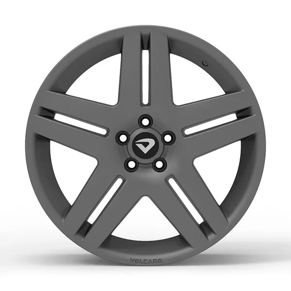 Roda Volcano LONG BEACH Aro 18" tala 6" Grafite Fosco