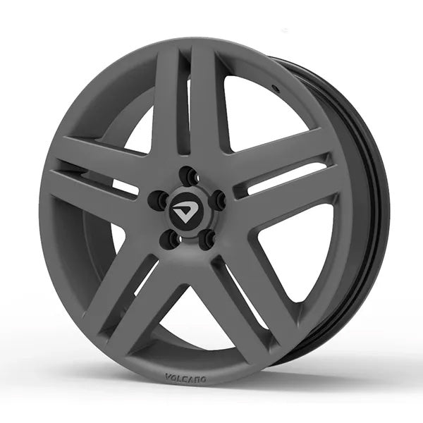 Roda Volcano LONG BEACH Aro 18" tala 6" Grafite Fosco