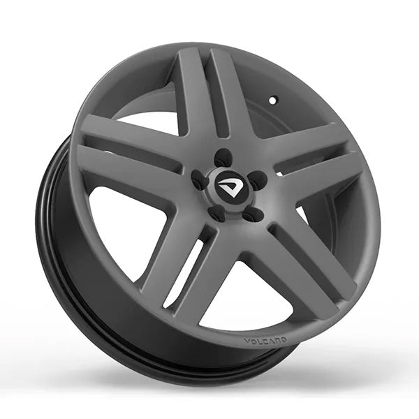 Roda Volcano LONG BEACH Aro 18" tala 6" Grafite Fosco