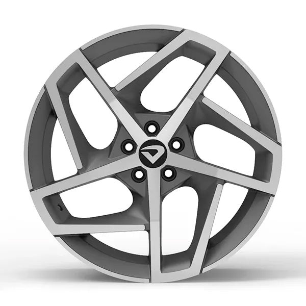 Roda Volcano MARK 8 Aro 18" tala 6" Grafite fosco diamantado