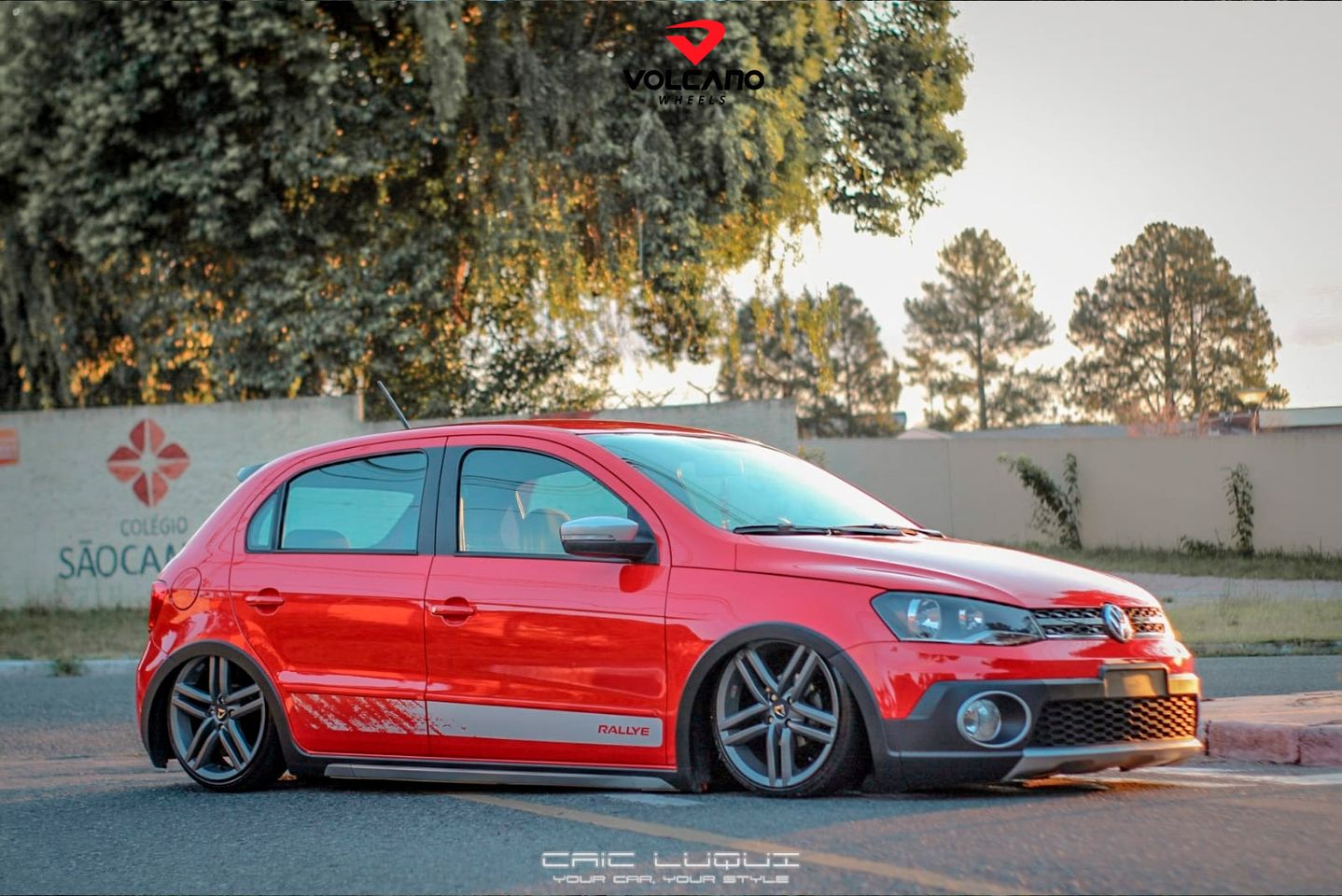 Roda Volcano NEW STRONG Aro 17 Grafite fosco