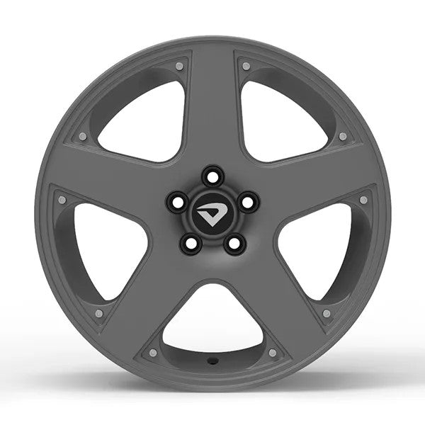 Roda Volcano SANTA MÔNICA Aro 17" tala 6" Grafite Fosco