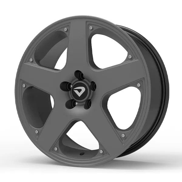 Roda Volcano SANTA MÔNICA Aro 17" tala 6" Grafite Fosco