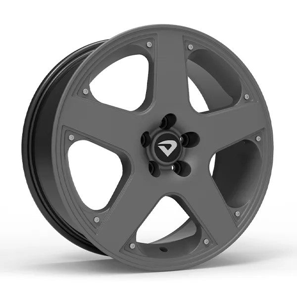 Roda Volcano SANTA MÔNICA Aro 17" tala 6" Grafite Fosco