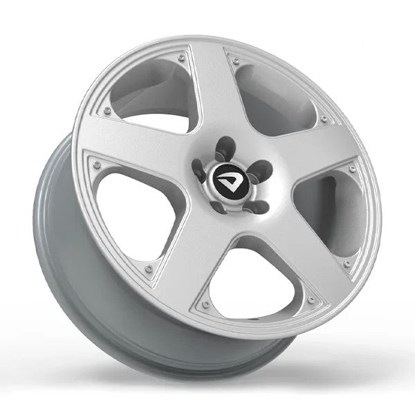 Roda Volcano SANTA MÔNICA Aro 17" tala 6" Prata