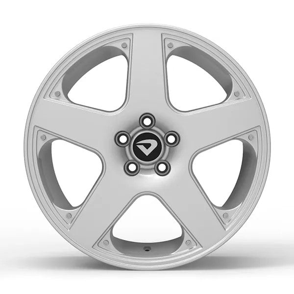 Roda Volcano SANTA MÔNICA Aro 17" tala 6" Prata