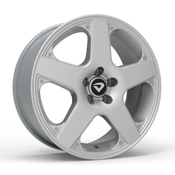 Roda Volcano SANTA MÔNICA Aro 17" tala 6" Prata