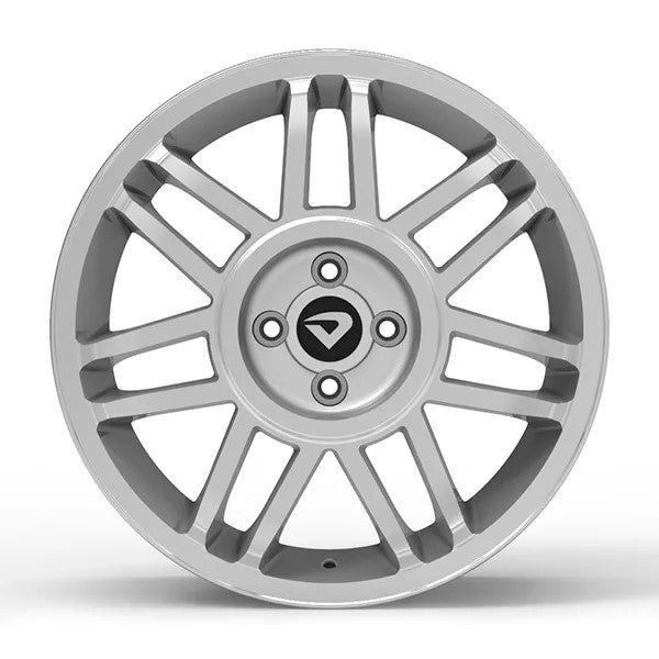 Roda Volcano SNOWFLAKES GT2 Aro 17" tala 6" Prata diamantado