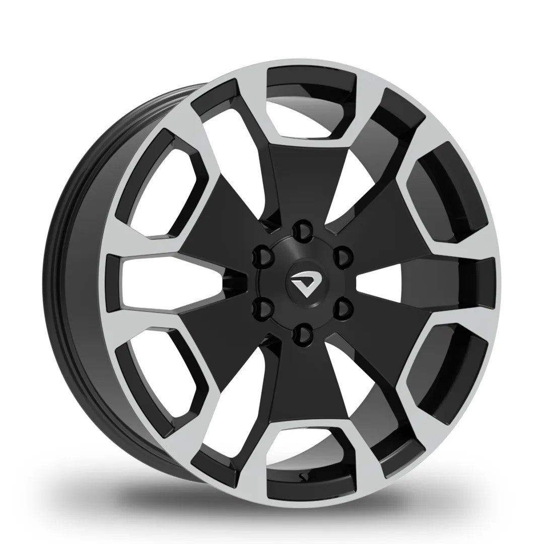 Roda Volcano SRX aro 20" Tala 8,5 - Preto Diamantado