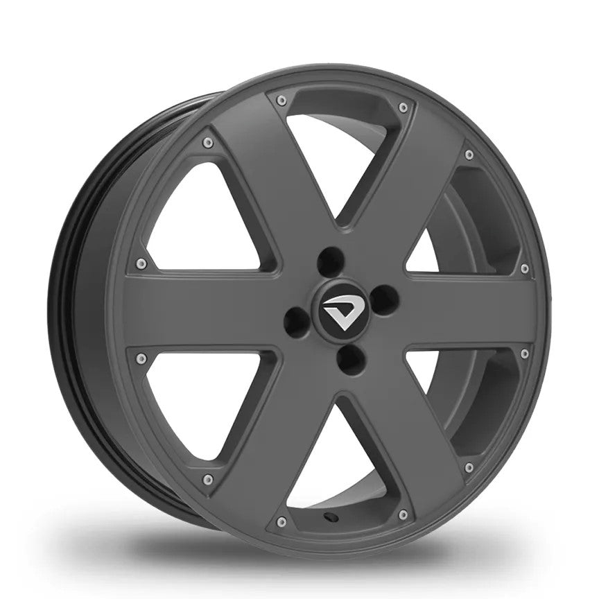 Roda Volcano V120 Aro 18" tala 6" Grafite