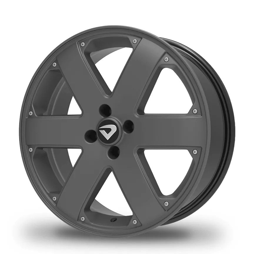 Roda Volcano V120 Aro 18" tala 6" Grafite